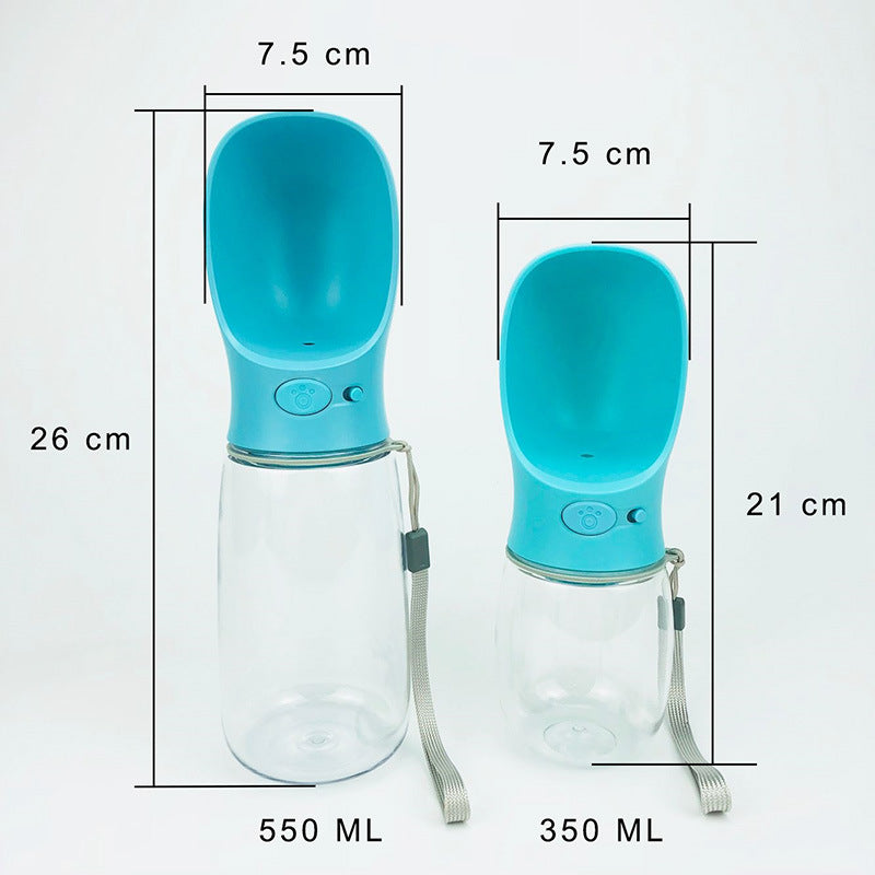 Portable Pet Dog Water Bottle Sizes