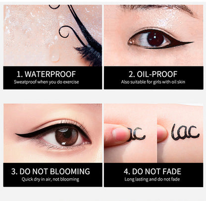 Double eyeliner seal pen ibcccndc makeup triangle waterproof eyebrow pencil eyeliner Cross-border makeup explosion