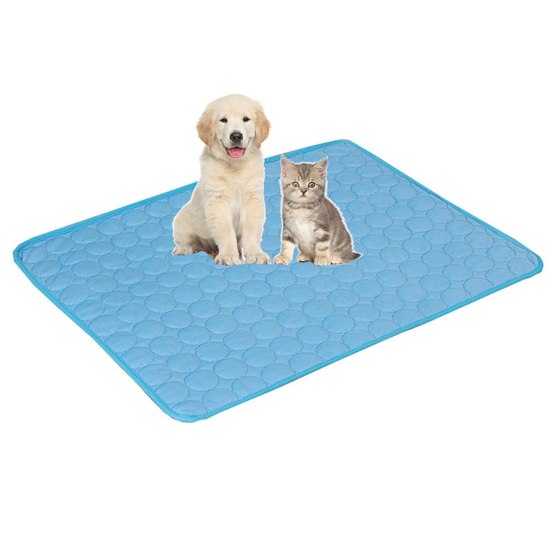 Pet Mat Summer Pet Cool Mat Cat Dog Sofa Mat Dog Ice Mat Pet Nest Cool Mat Pet Cooling Ice Silk Mat