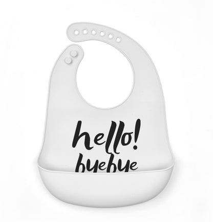 Silicone baby baby food bib three-dimensional waterproof super soft food bag children's large saliva bag disposable