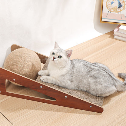 Pet cat scratching board cat toy cat claw board wholesale corrugated paper cat scratching ball does not drop crumbs large funny cat vertical against the wall