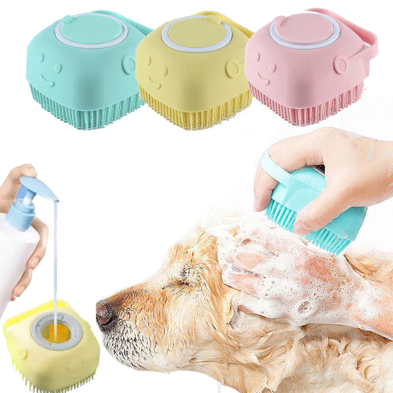 Pet bathing brush, dog massage brush, pet massage gloves, cat hair removal brush, pet supplies and bathing artifact