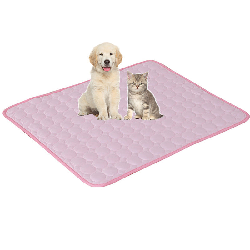 Pet Mat Summer Pet Cool Mat Cat Dog Sofa Mat Dog Ice Mat Pet Nest Cool Mat Pet Cooling Ice Silk Mat