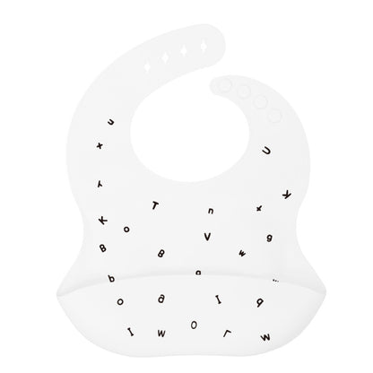 Silicone baby baby food bib three-dimensional waterproof super soft food bag children's large saliva bag disposable