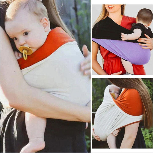 European and American new 2023 baby sling wraps front hugging baby Sears newborn baby four seasons sling